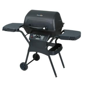 Picture of a Char-Broil grill with and open bottom